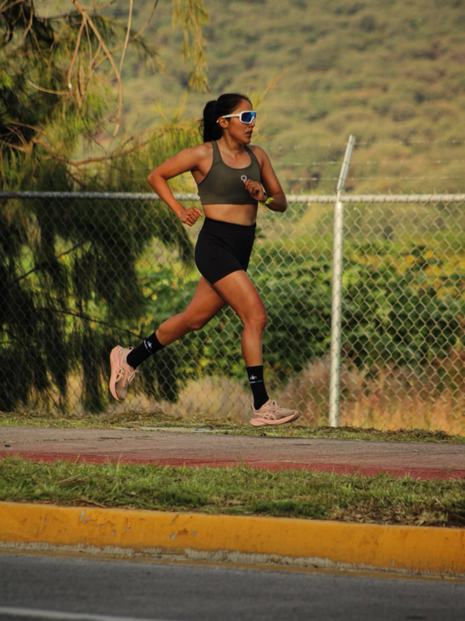 Adriana corriendo